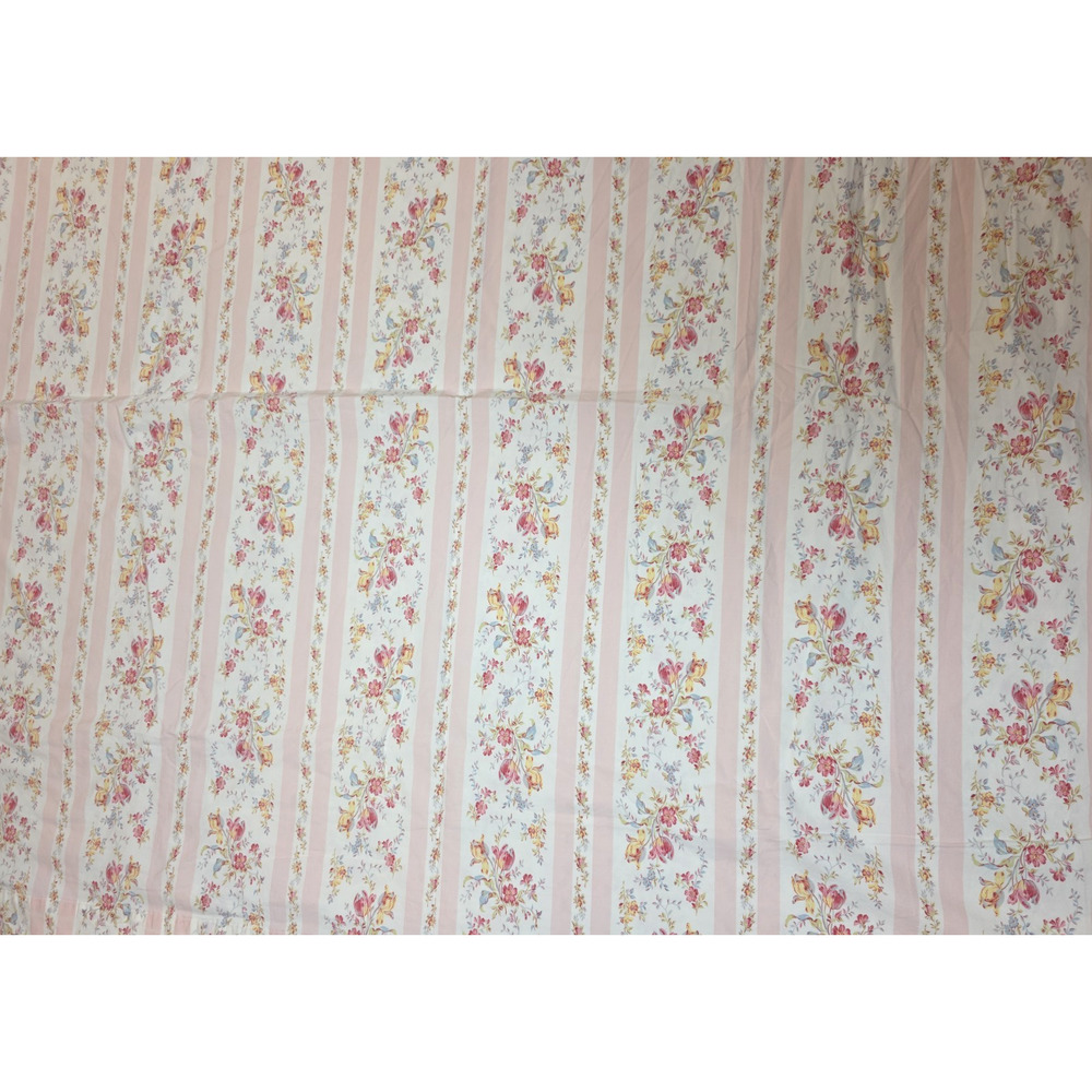 Ralph Lauren Millicent King Flat Fitted Sheets Pink Floral Italy Grandmillennial - Picture 9 of 15